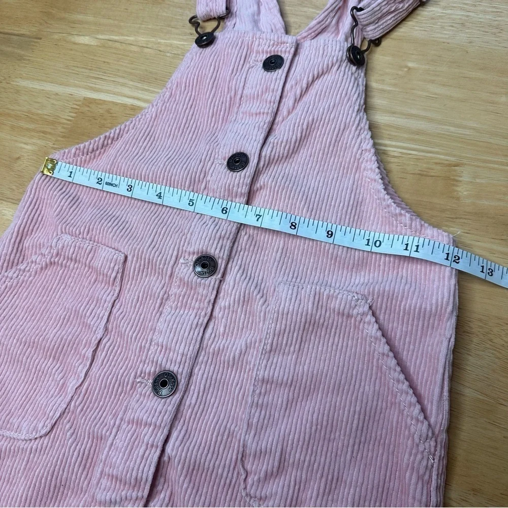 Oshkosh BGOSH Vestbak Size 3T Pink dress Skirtall Overalls Dress Pink Corduroy